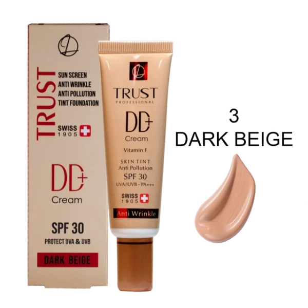 بی بی کرم پلاس تراست شماره 3 (بژ تیره) پوشش طبیعی و مراقبت پوست - تصویر 1