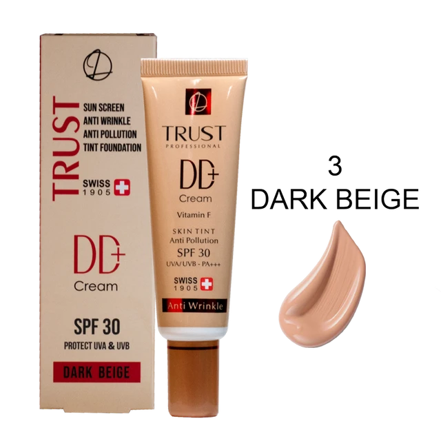 بی بی کرم پلاس تراست شماره 3 (بژ تیره) پوشش طبیعی و مراقبت پوست - تصویر 1