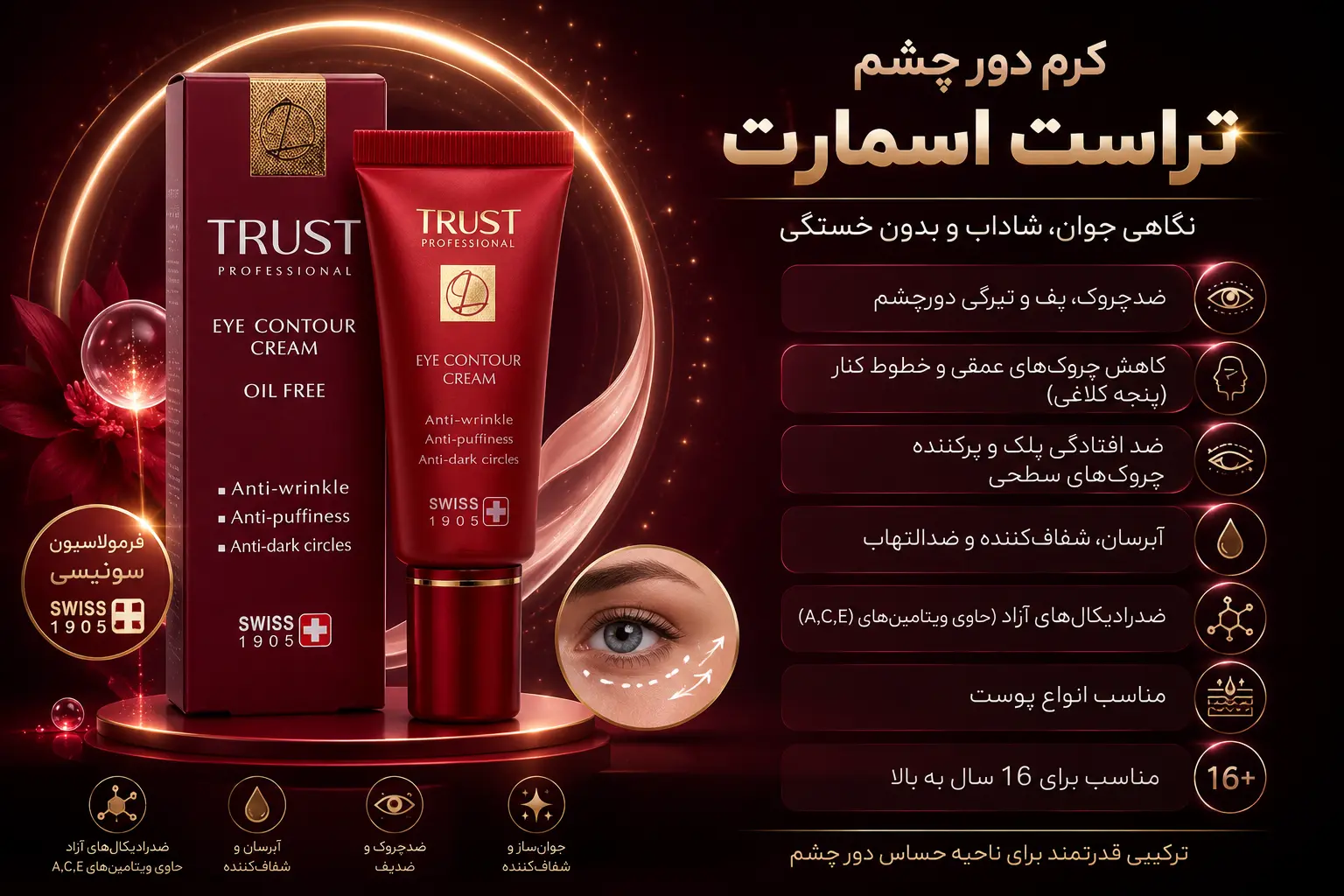 کرم دور چشم تراست اسمارت - ضد چروک