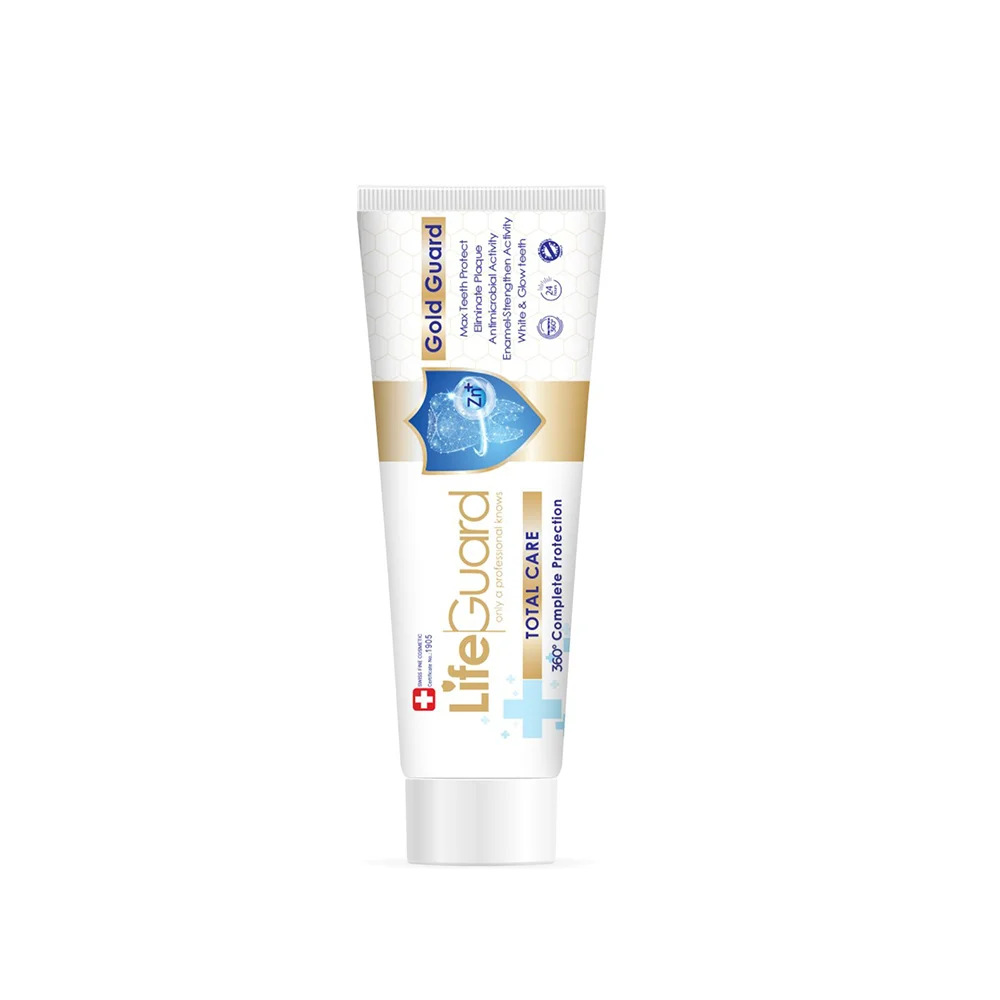 خمیر دندان توتال (Gold Guard) برند لایف گارد با حجم 120 گرم محصول بهداشت دهان و دندان - تصویر 1